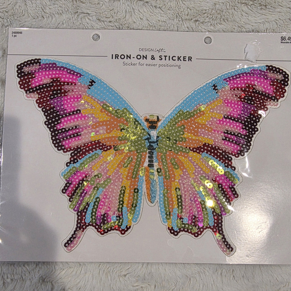 DESIGN Loft Iron-On & Sticker Butterfly